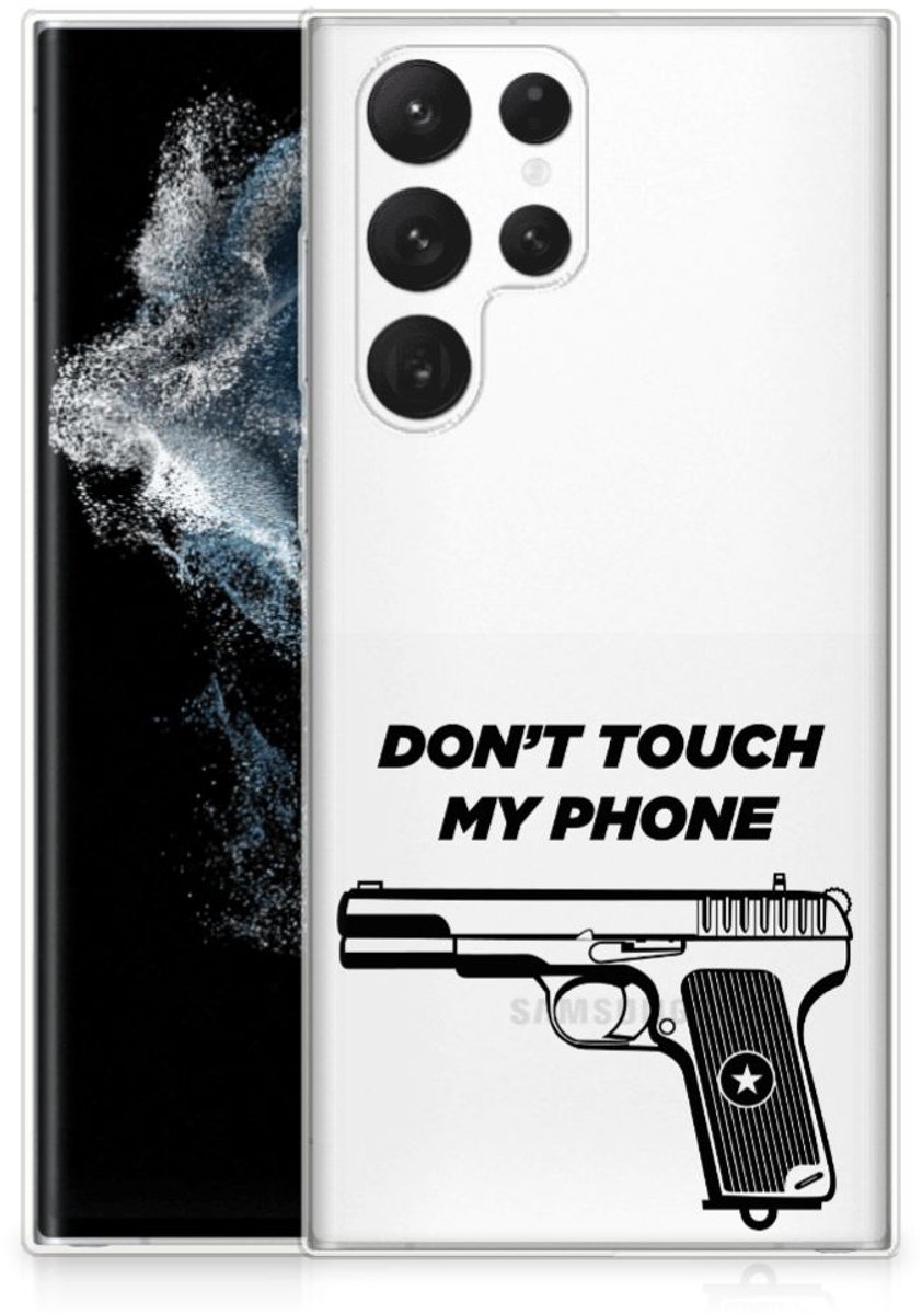 Samsung Galaxy S22 Ultra Silicone-hoesje Pistol DTMP
