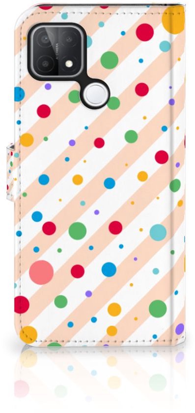 Étui pour téléphone portable OPPO A15 Flip Cover Dots