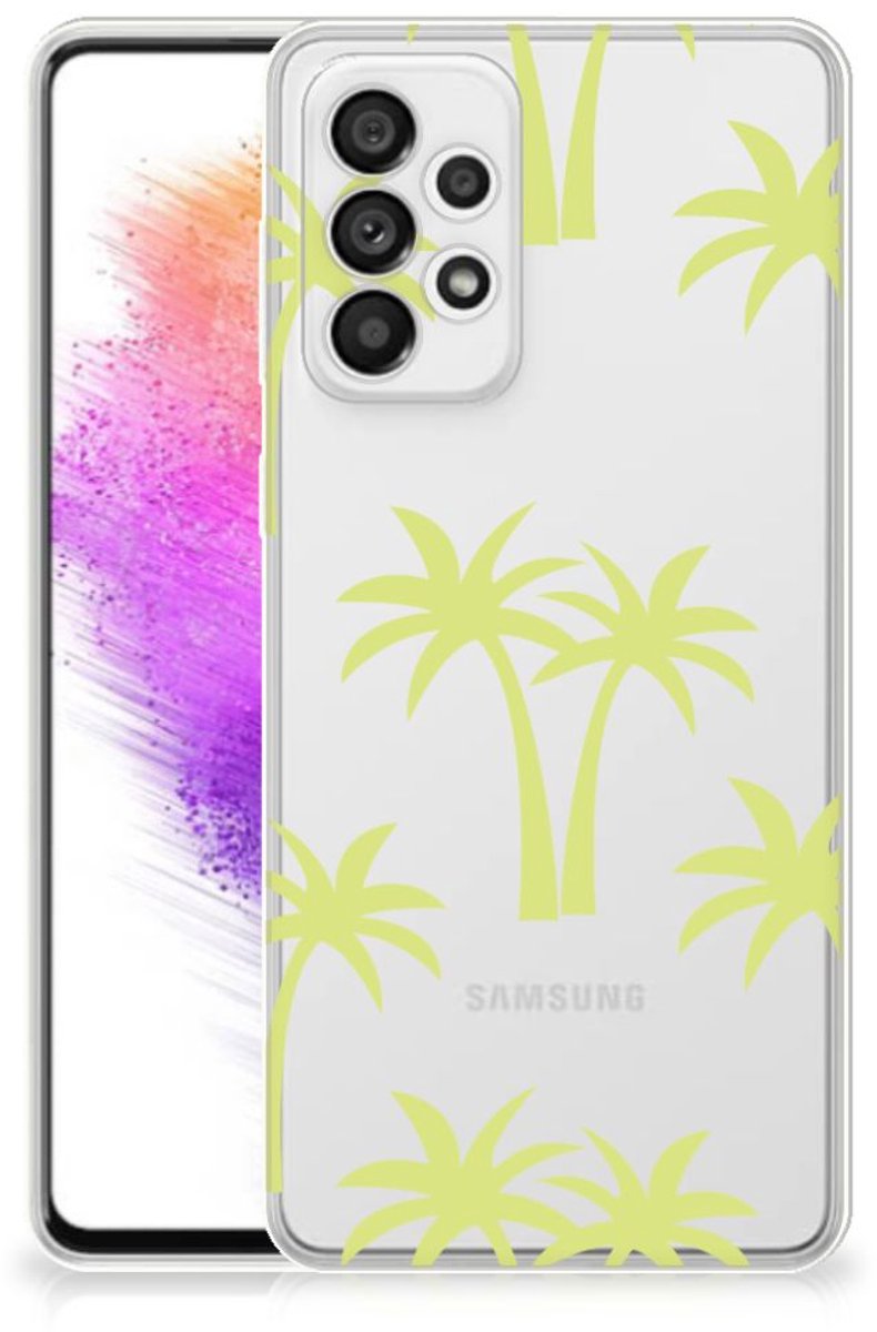 Samsung Galaxy A73 5G TPU Case Palmtrees