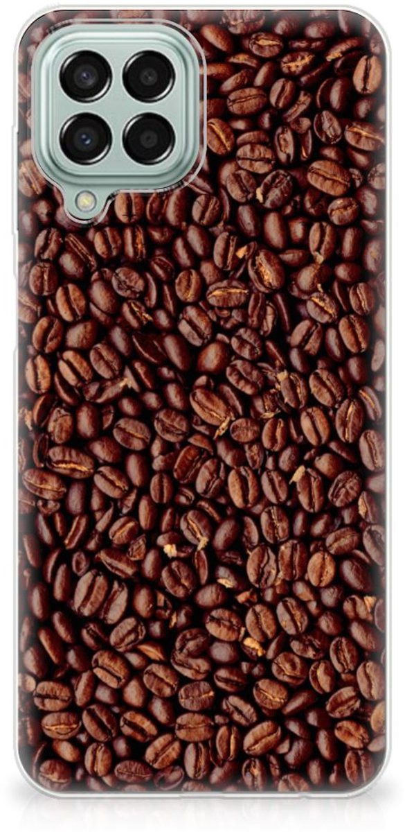 Samsung Galaxy M33 Siliconen Case Koffiebonen