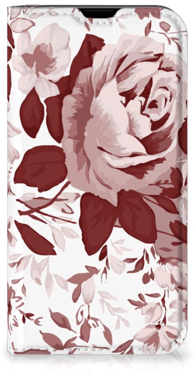 Bookcase iPhone 13 Mini Watercolor Flowers