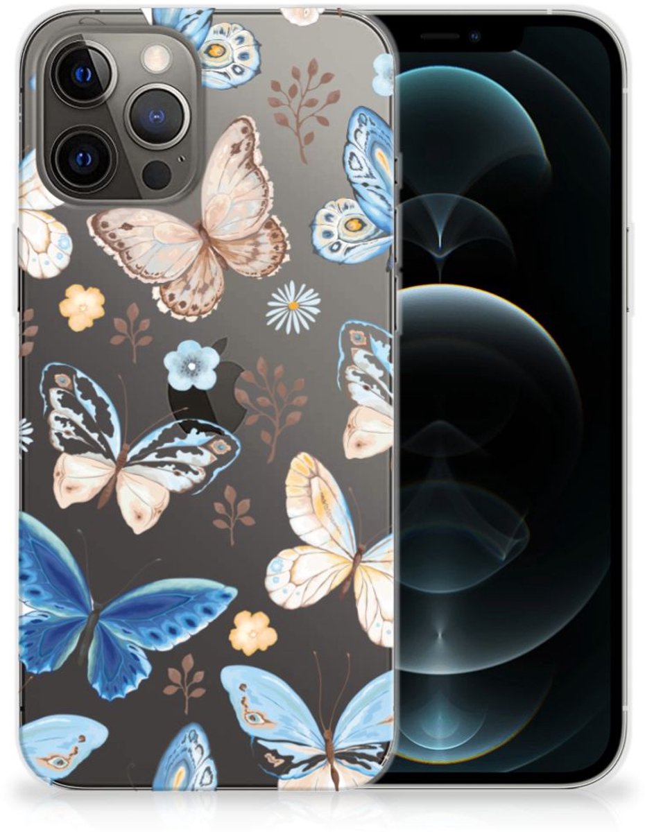 TPU Hoesje voor iPhone 12 Pro Max Vlinder