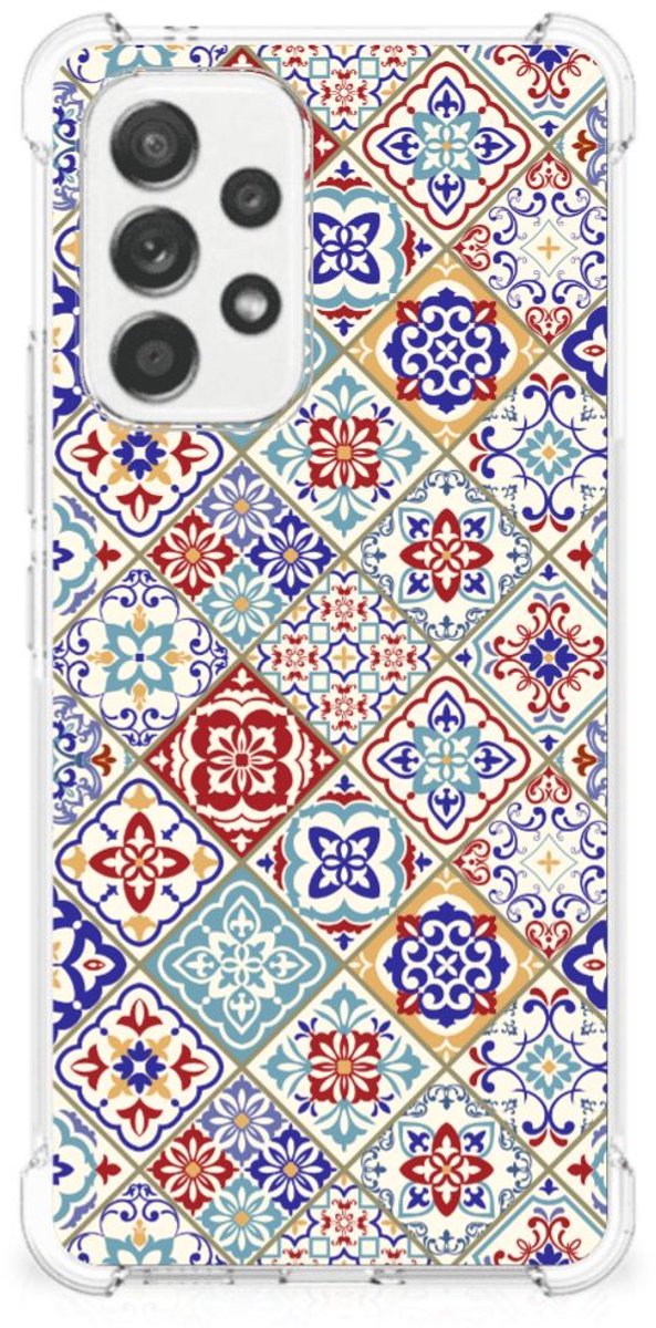 Samsung Galaxy A53 5G Anti-Shock Hoesje Tiles Color