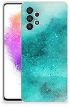 Hoesje maken Samsung Galaxy A73 5G Painting Blue