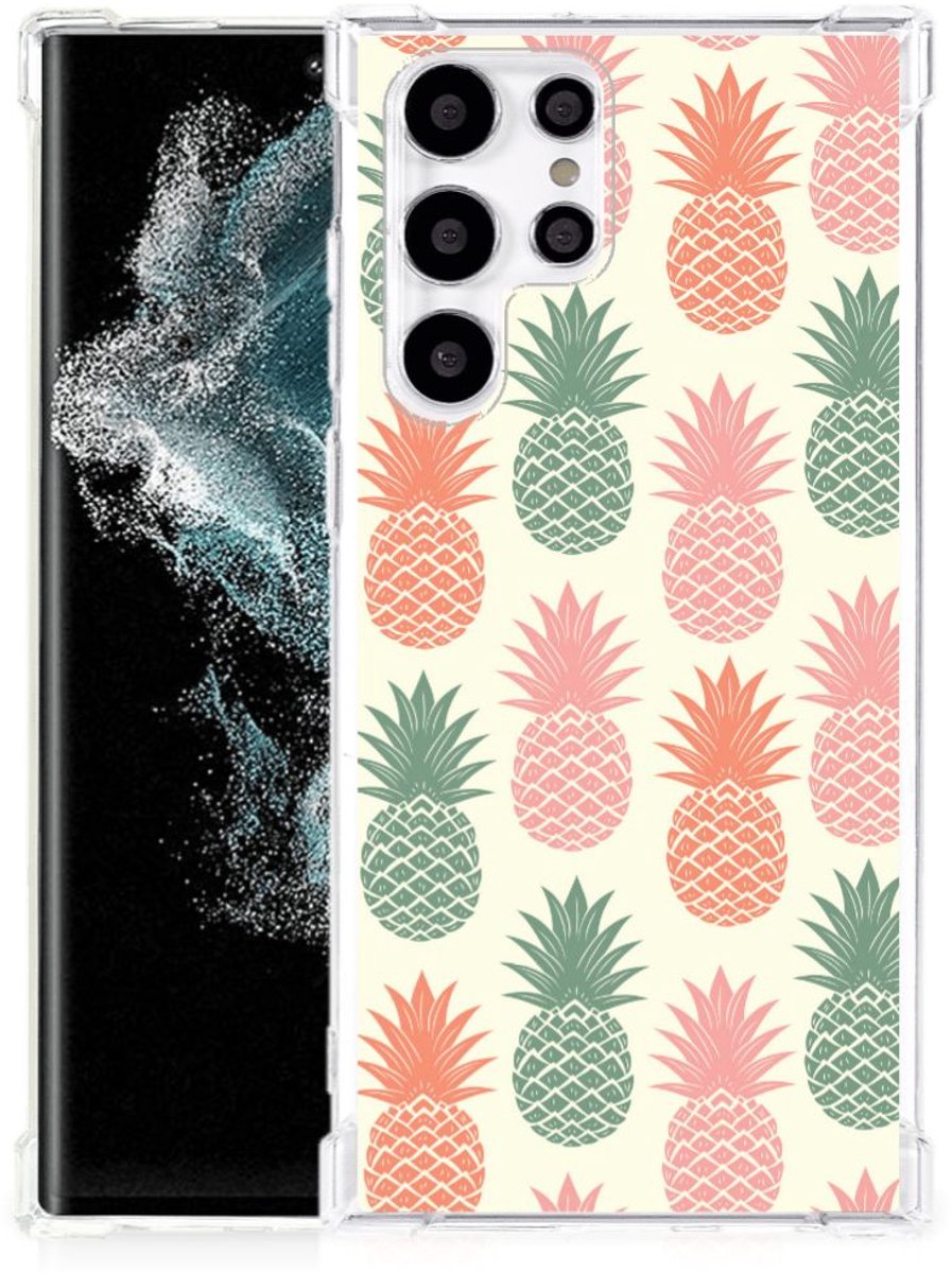 Samsung Galaxy S22 Ultra Beschermhoes Ananas