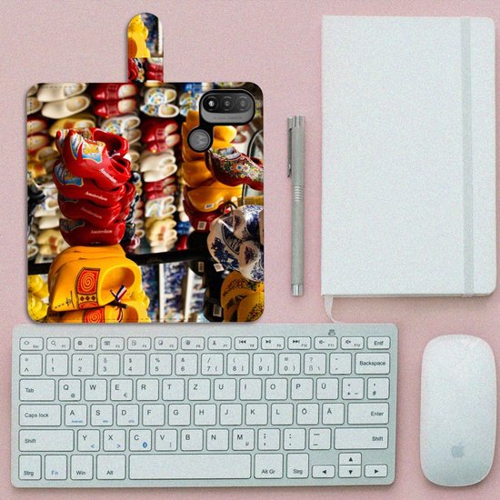 Tenphone Etui Coque pour Motorola Moto E20 | E30 | E40 Portefeuille Sabots