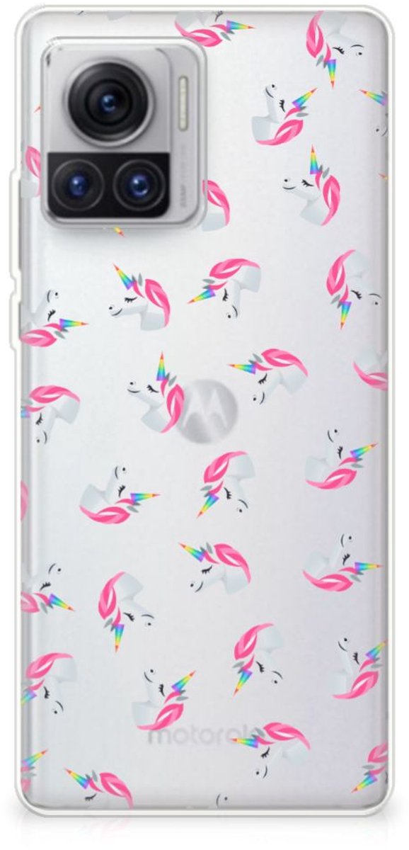 TPU bumper voor Motorola Moto X30 Pro Unicorns