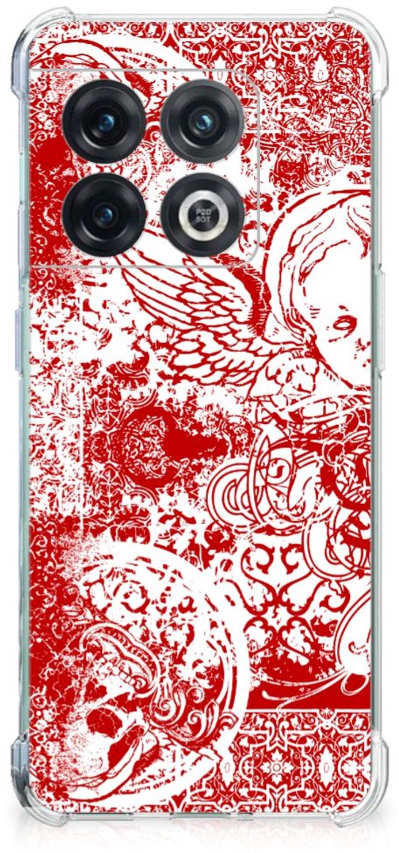 Extreme Case OnePlus 10 Pro Angel Skull Rood