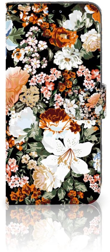Coque adaptée pour OPPO A16/A16s/A54s Dark Flowers