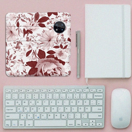 Étui pour téléphone portable Nokia G50 Bookcase Aquarelle Fleurs