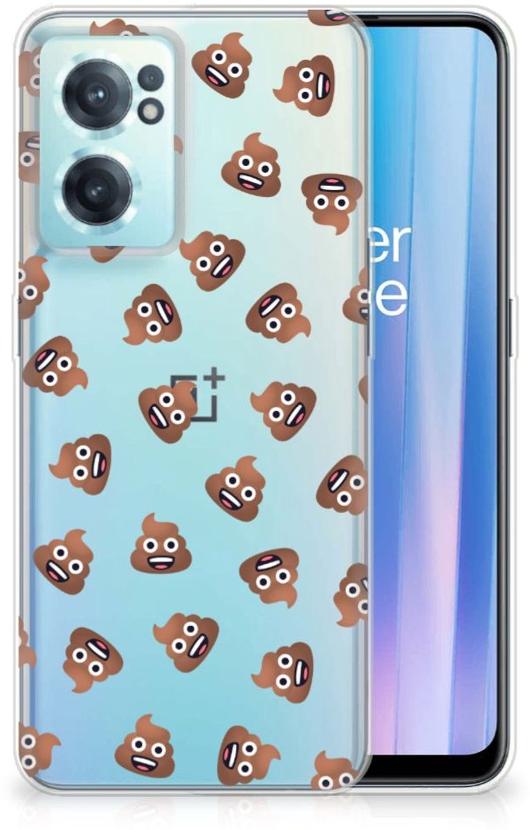 TPU bumper voor OnePlus Nord CE 2 5G Poep Emojis