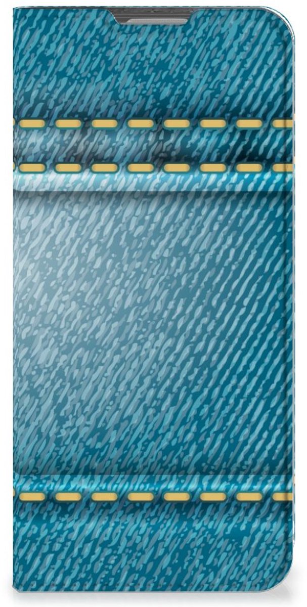 Book Case voor OPPO Reno8 Lite Hippe Standcase Jeans