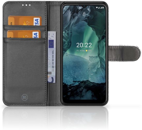 Coque de téléphone Nokia G11 | Portefeuille G21 Book Case Skulls Angel