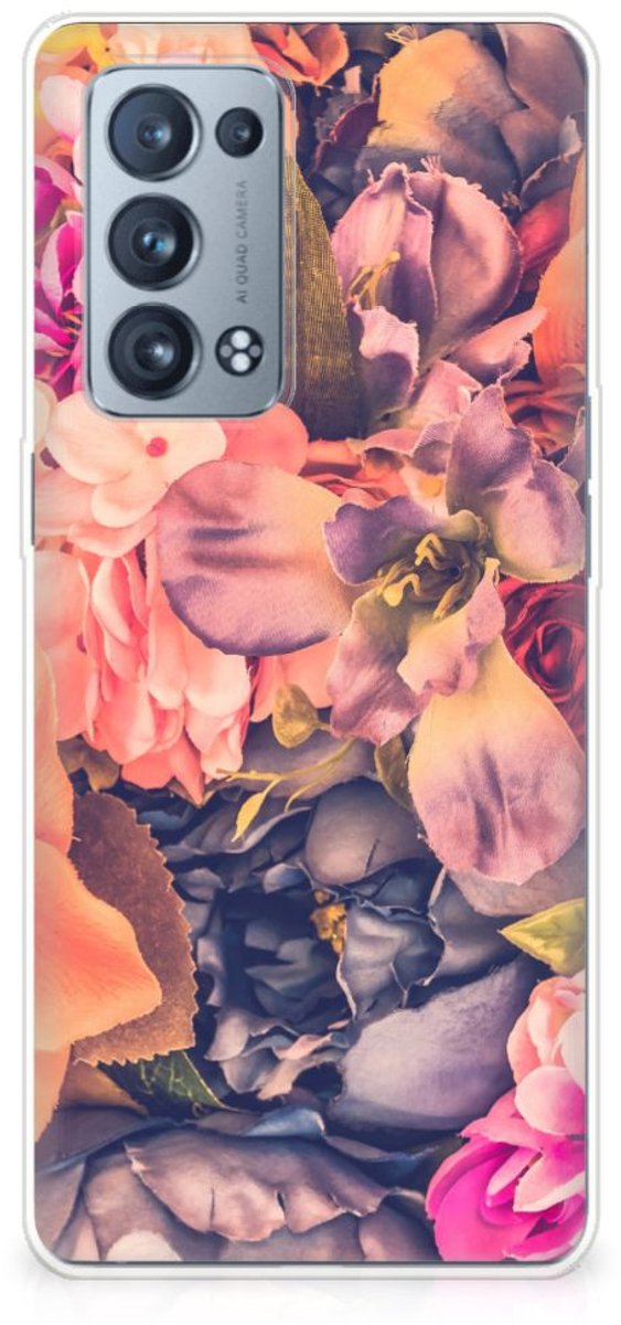 OPPO Reno 6 Pro Plus 5G TPU Case Bosje Bloemen