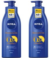 NIVEA Q10 Verstevigende Bodymilk met Pomp - Voordeelverpakking 2 x 400 ml