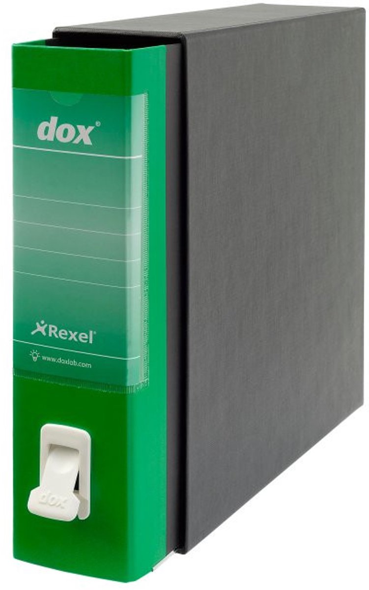 Rexel D26214 ringband Foolscap Zwart, Groen