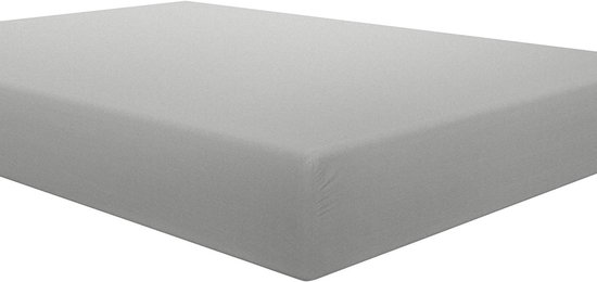 Hoeslaken 200x200 / 220 Katoen - Jersey - Plus de couleurs - Sans repassage - Longue durée de vie - Grijs
