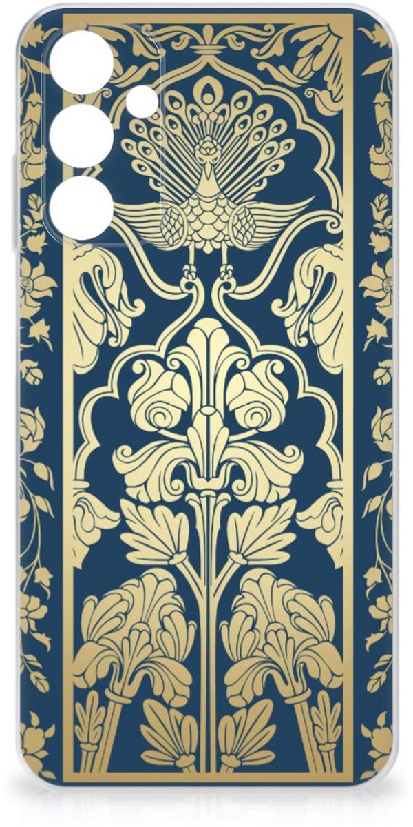 Samsung Galaxy A15 TPU Case Beige Flowers