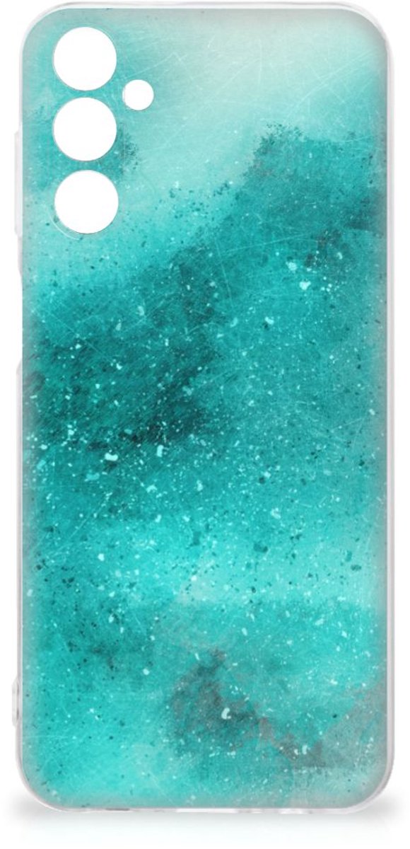 Hoesje maken Samsung Galaxy M14 Painting Blue