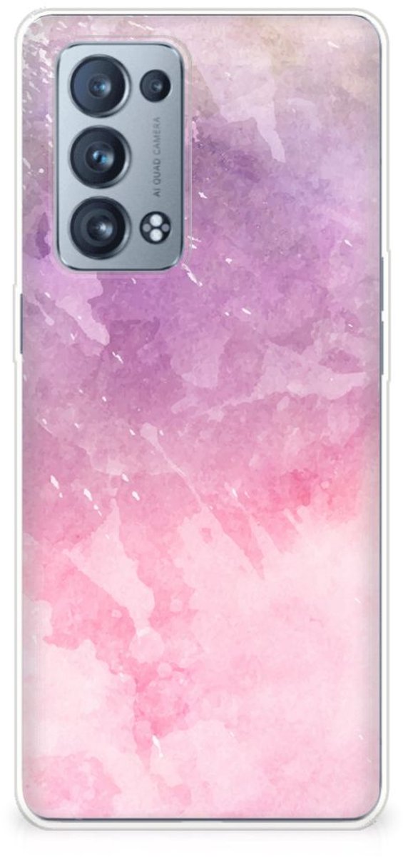 Hoesje maken OPPO Reno 6 Pro Plus 5G Pink Purple Paint