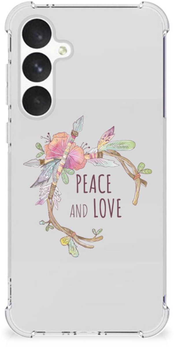 Samsung Galaxy A55 Stevig Bumper Hoesje Boho Text