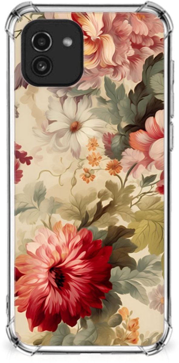 Case voor Samsung Galaxy A03 Bloemen