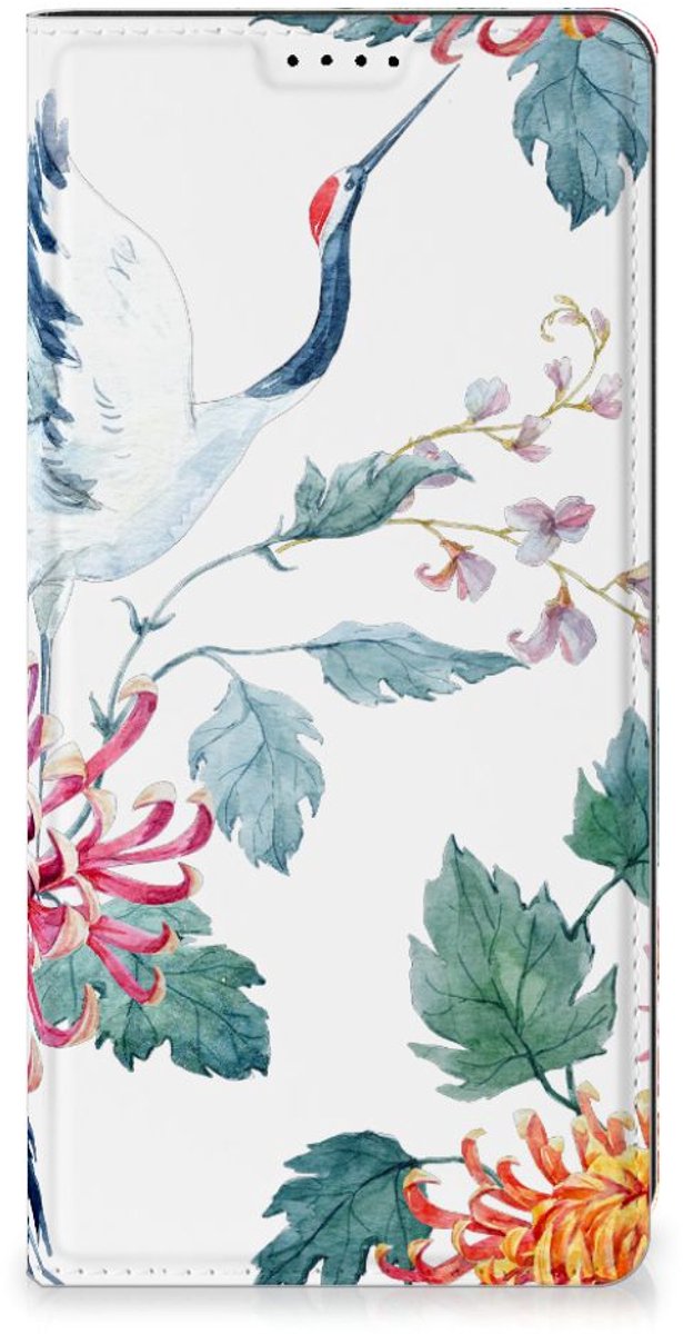 Samsung Galaxy S23 FE Hoesje maken Bird Flowers