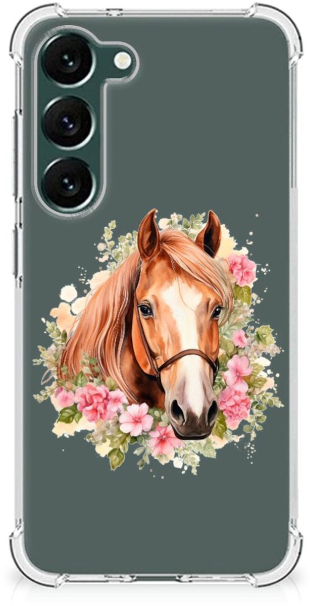 Case Anti-shock voor Samsung Galaxy S23 Plus Paard
