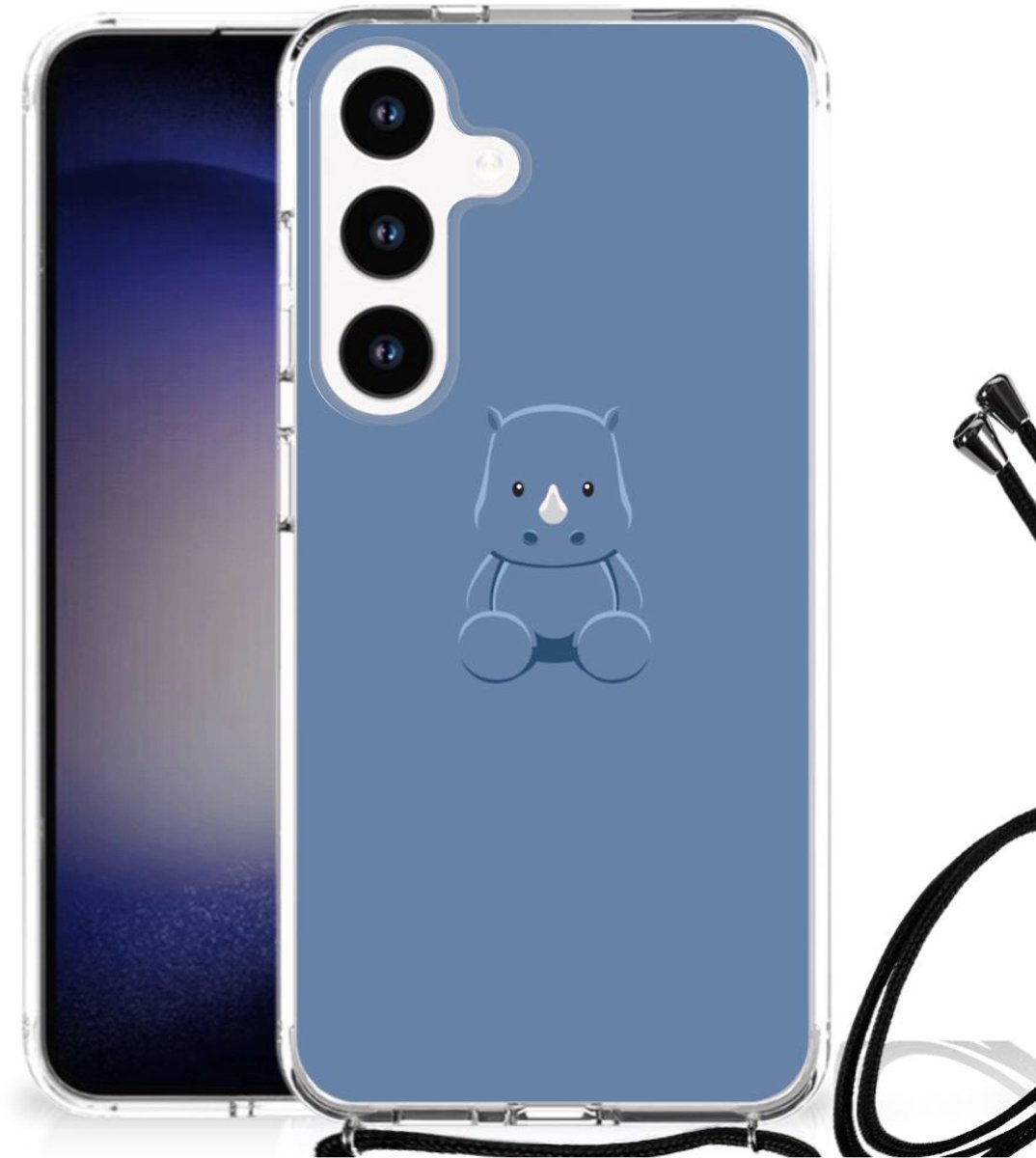 Samsung Galaxy S24 Stevig Bumper Hoesje Baby Rhino
