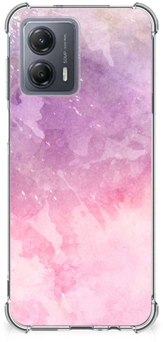 Back Cover Motorola Moto G53 Pink Purple Paint