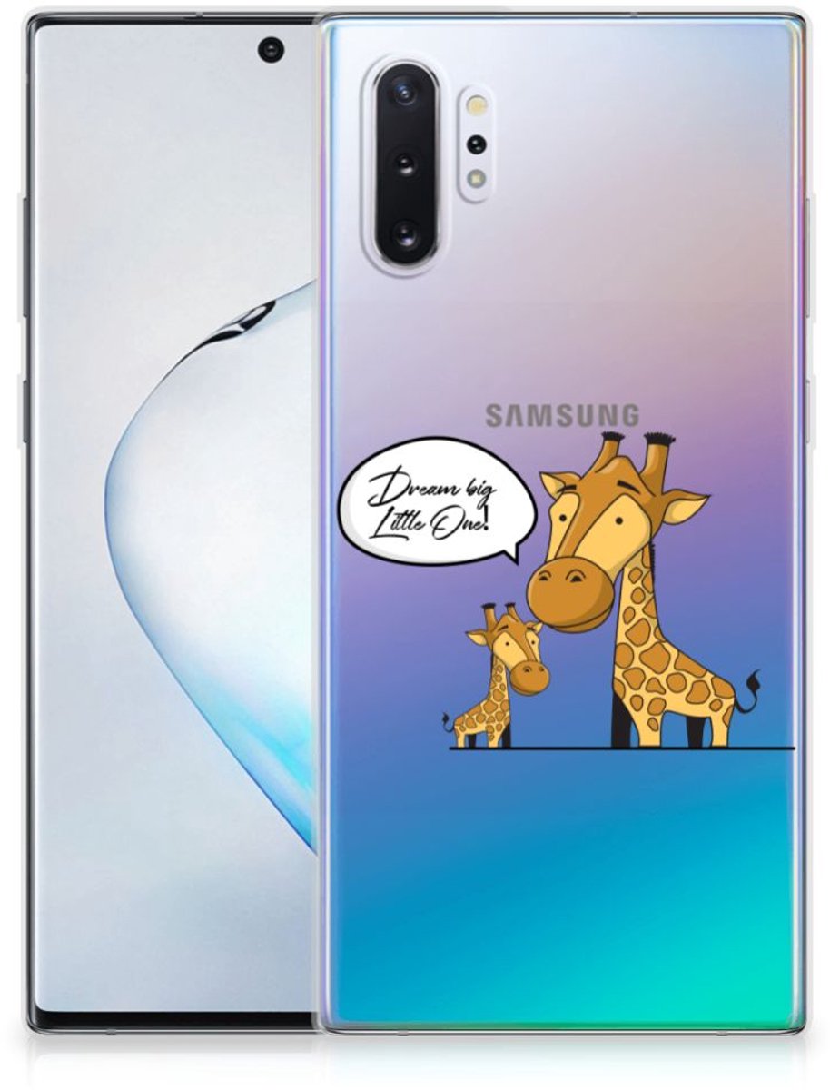 Samsung Galaxy Note 10 Plus Telefoonhoesje met Naam Giraffe
