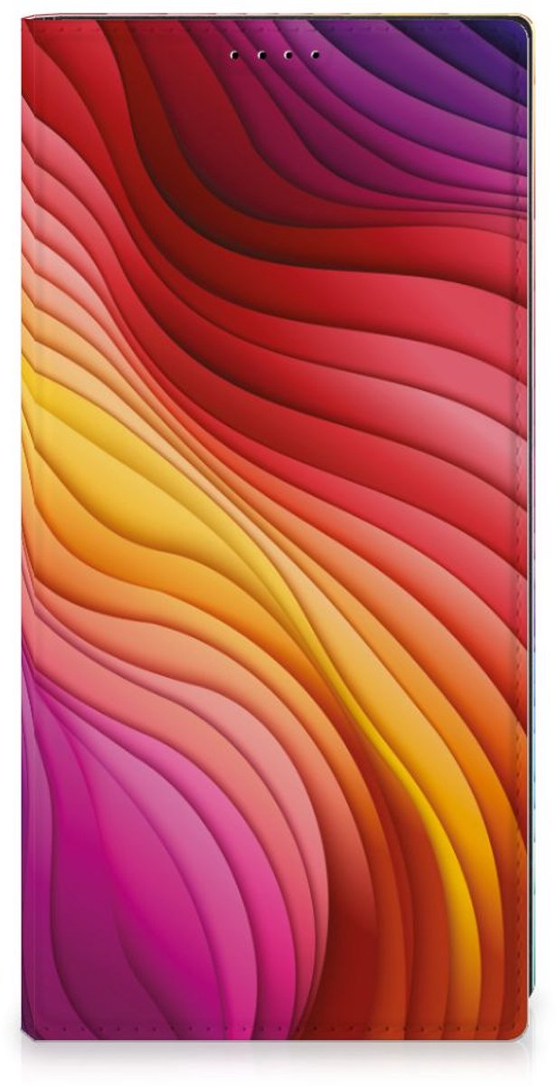 Standcase Hoesje voor Stand Case voor Samsung Galaxy S23 Ultra Regenboog