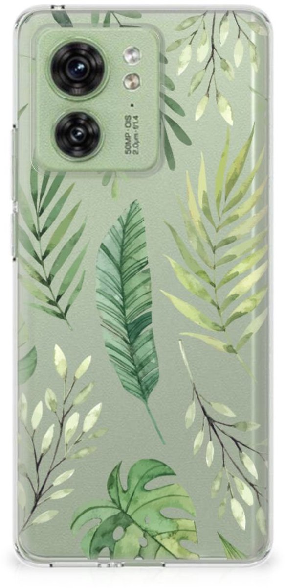 TPU Hoesje voor Motorola Edge 40 TPU Case Leaves
