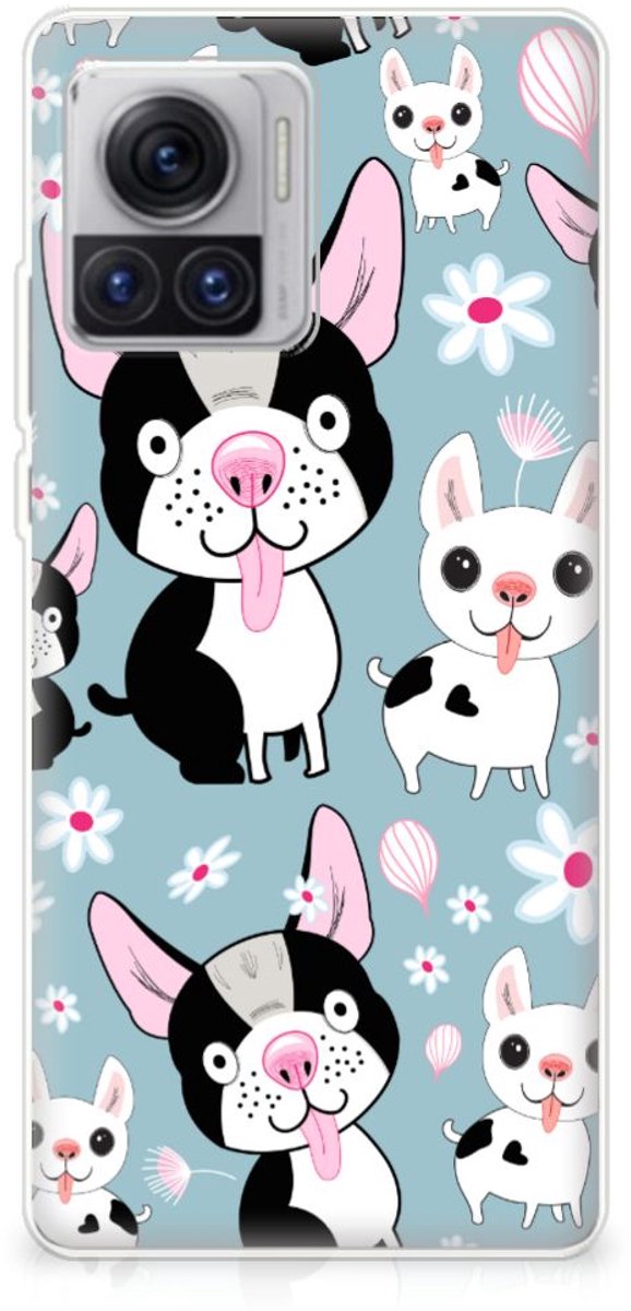 Motorola Moto X30 Pro TPU Hoesje Hondjes