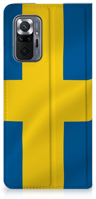 Coque Xiaomi Redmi Note 10 Pro Flip Case Drapeau Suédois
