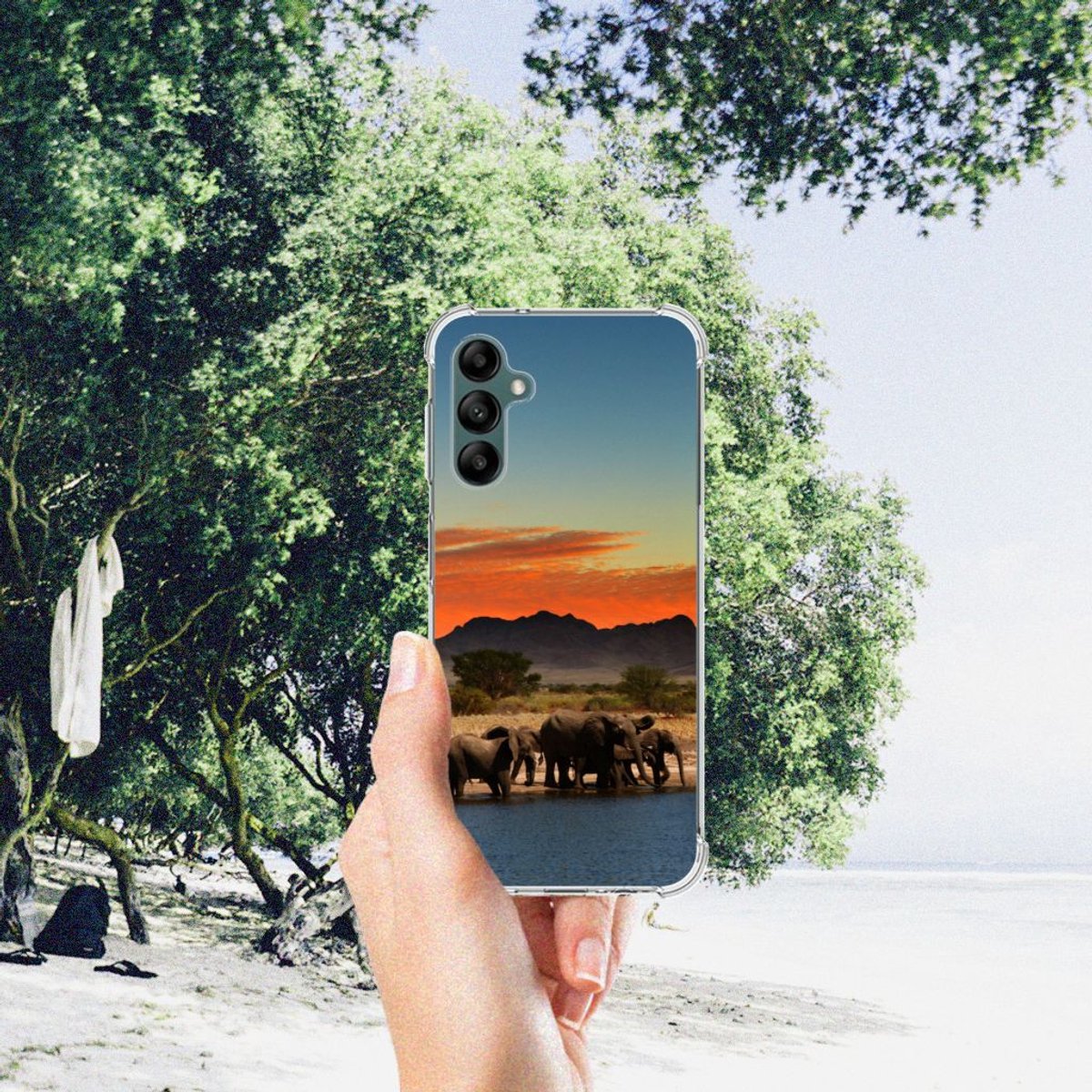 Samsung Galaxy A14 5G/4G Case Anti-shock Olifanten