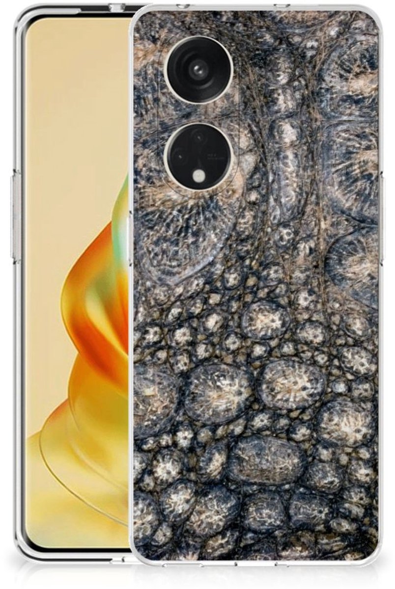 OPPO Reno8 T 5G TPU Hoesje Krokodillenprint