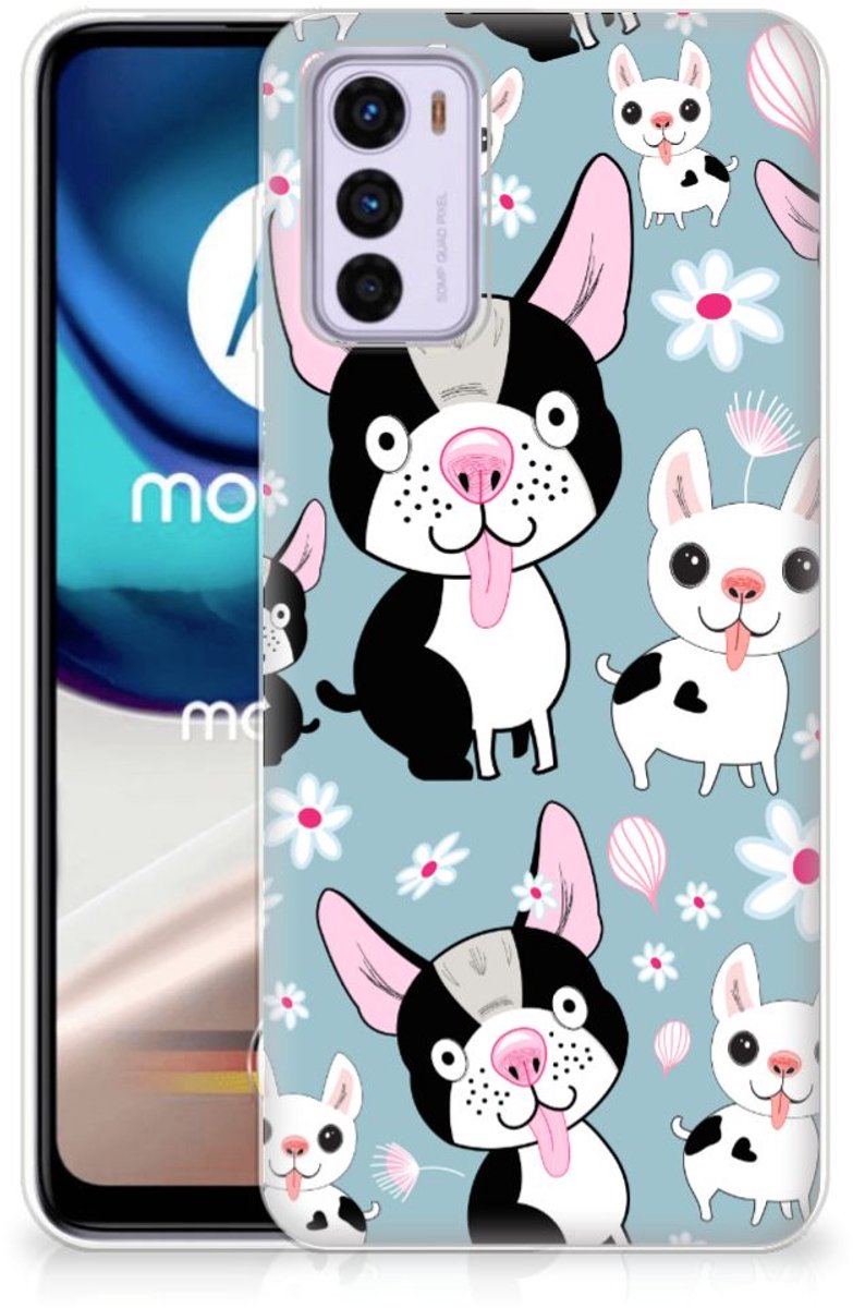 Motorola Moto G42 TPU Hoesje Hondjes
