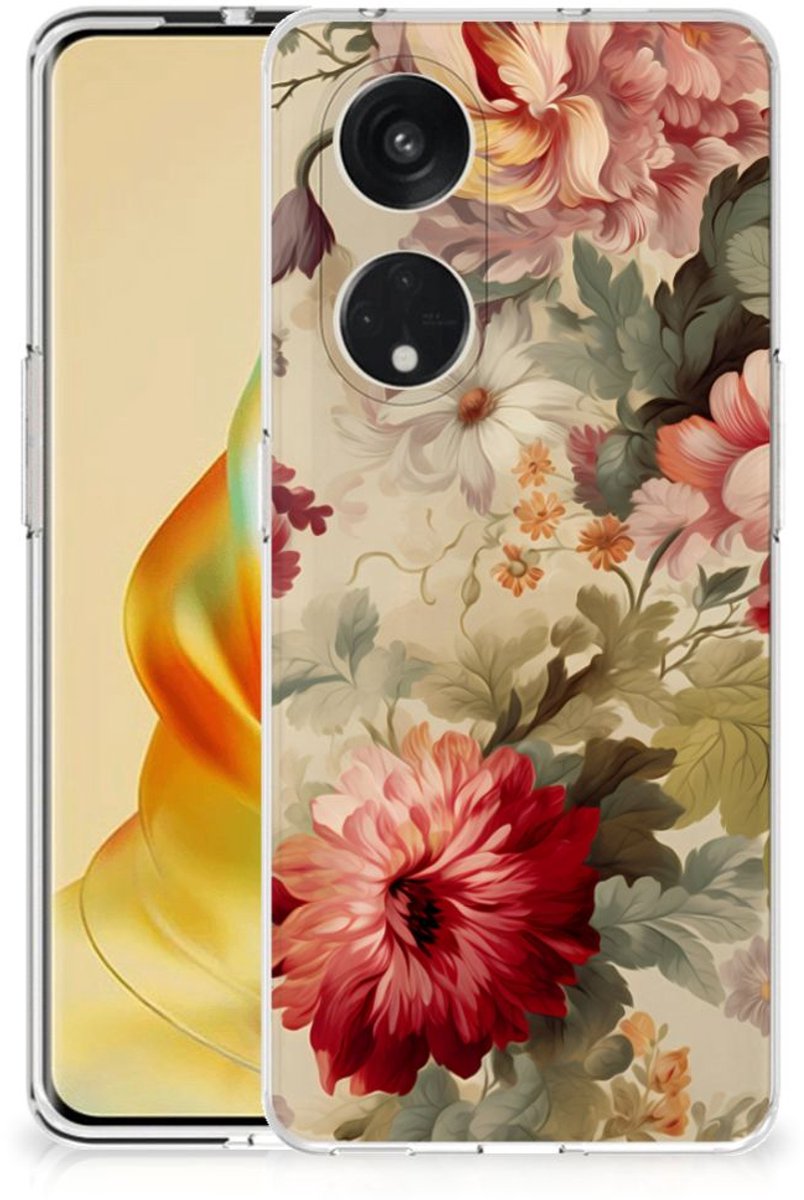 TPU Case voor OPPO Reno8 T 5G Bloemen