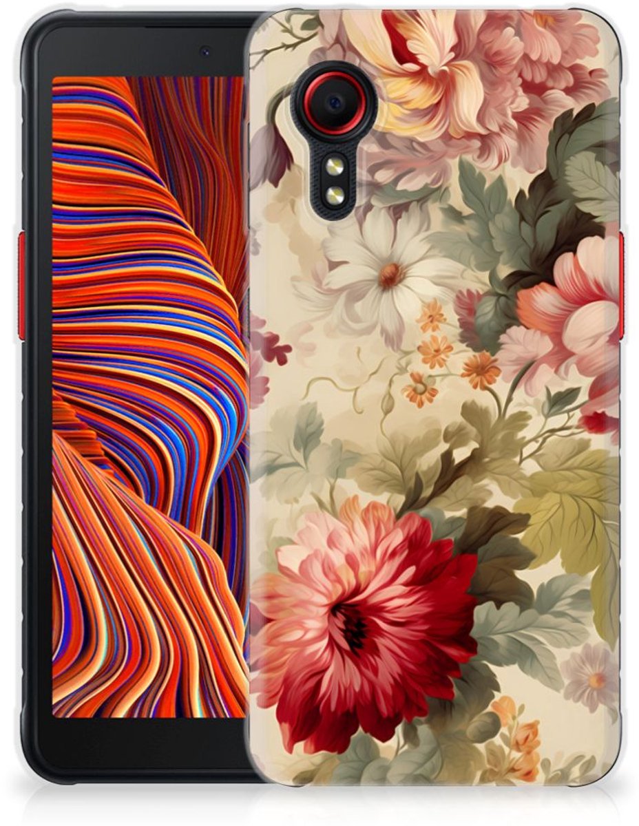 TPU Case voor Samsung Galaxy Xcover 5 Bloemen