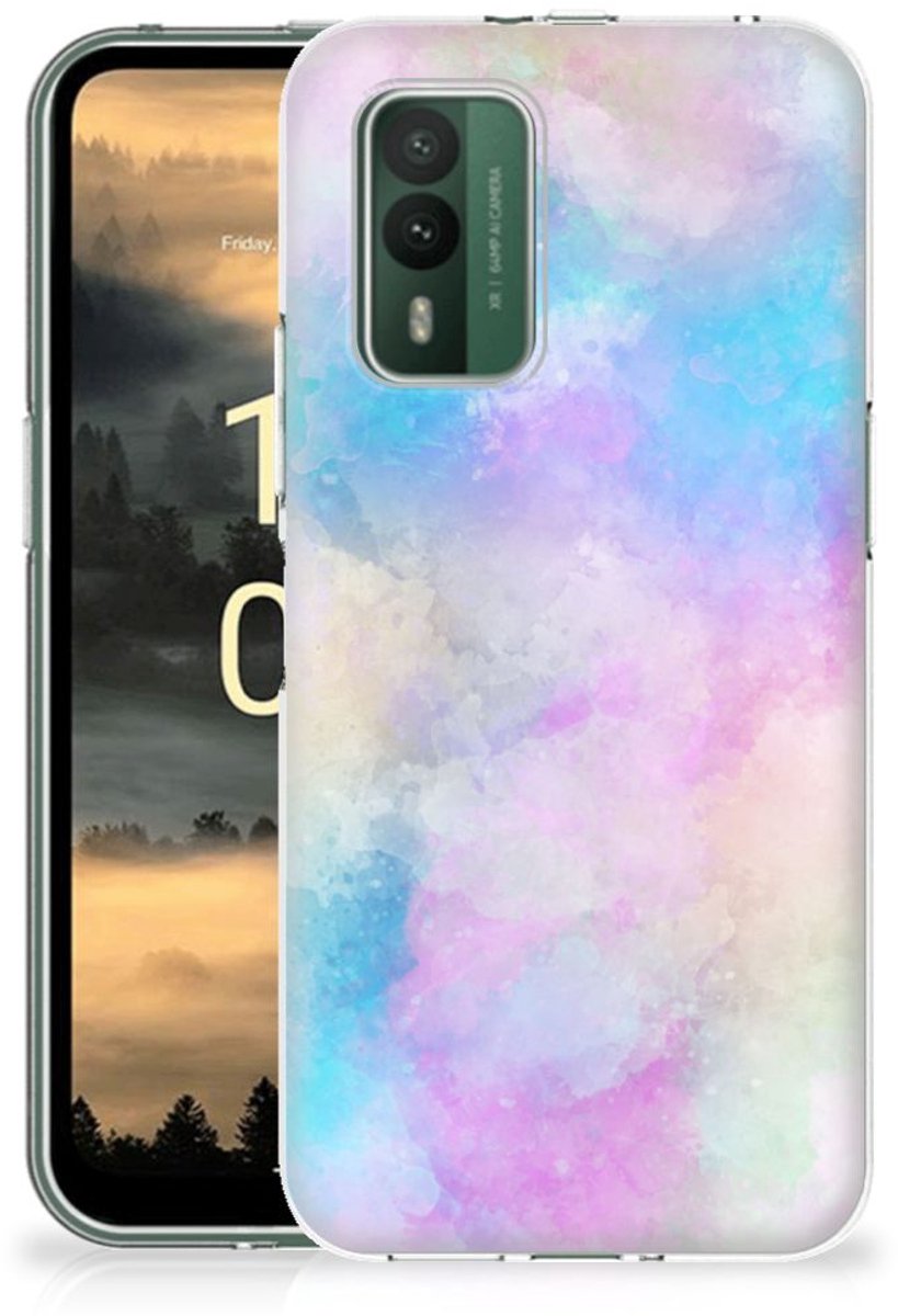 Hoesje maken Nokia XR21 Watercolor Light