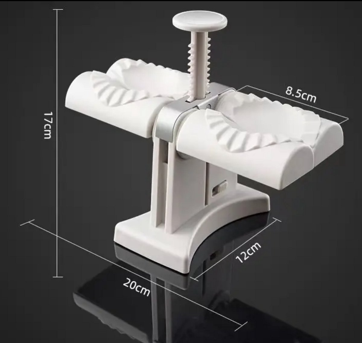 Yuemeuy Broodjesmaker Machine - 18 cm Dumpling Vorm - Handmatig