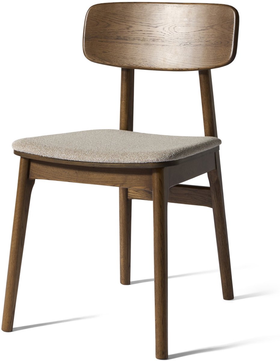 Giga Living Eetkamerstoel Livo Zand Fabric - Giga Living - Set van 2