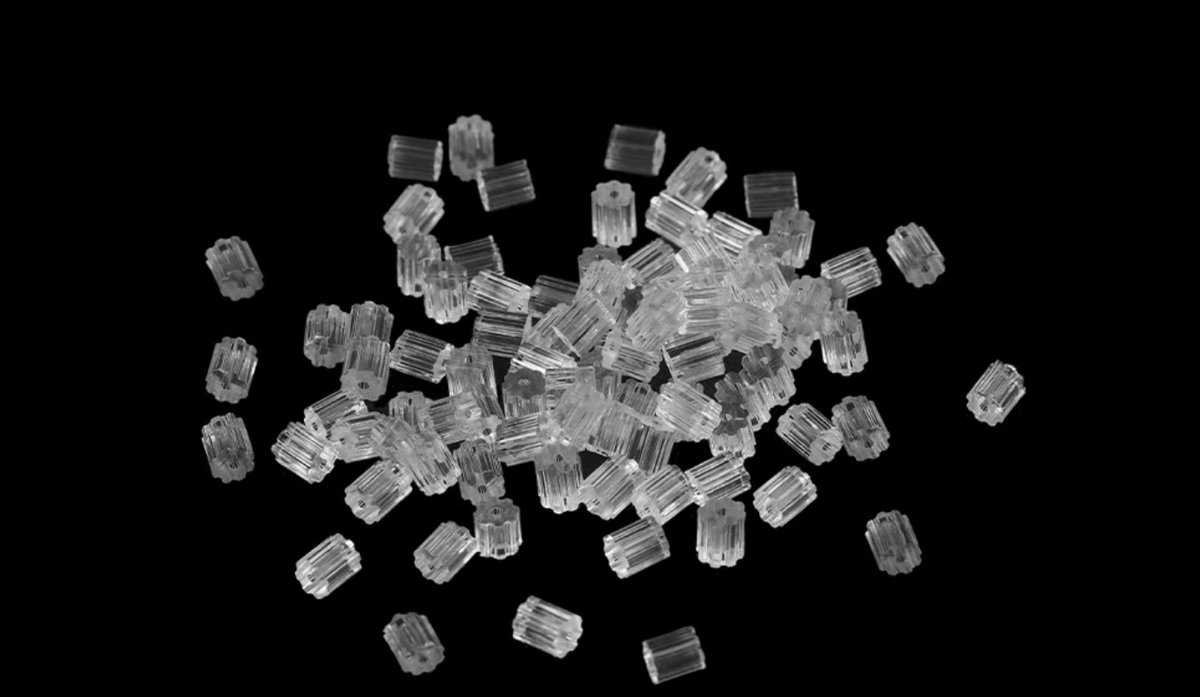 40 Stuks- Oorbel stoppers- Achterkantjes- vorm: cilinder