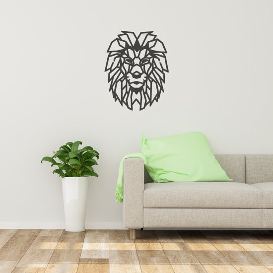 Poster De Zwart Witte Leeuw Rechthoek Horizontaal Met Lijst M (40 X 30 Poster De Zwart Witte Leeuw Rechthoek Horizontaal Met Lijst M (40 X 30