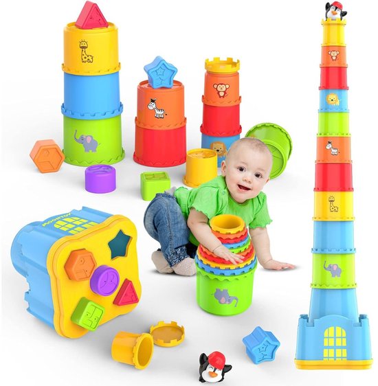 VELTRR® Speelgoed 2 Jaar - Kinderspeelgoed - Multi Kleur