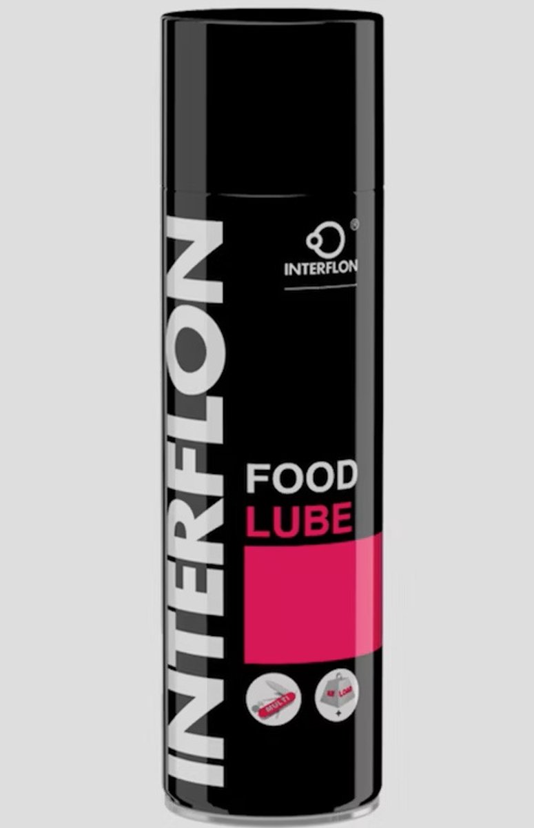 Interflon Food Lube | Krachtig smeermiddel | Droog Smeermiddel | Veelzijdige toepassing | Verdrijft Vocht |NSF