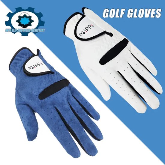 Nivard Golfhandschoenen - Golf Accessoires - Handschoen AntiSlip - Heren - Links - Wit - Maat XL van Merkloos — afbeelding 2