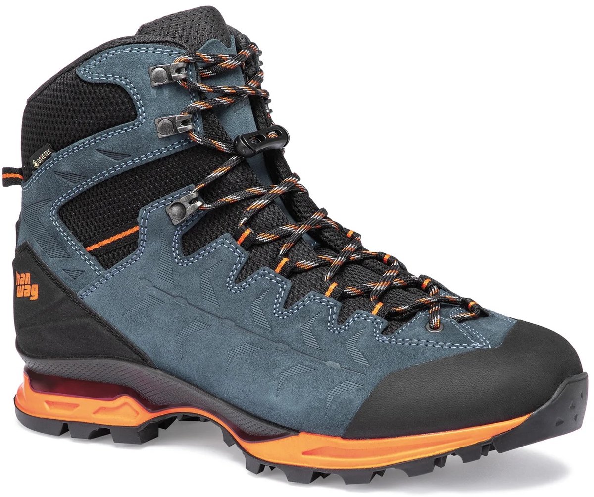 Hanwag Makra Trek GTX Wandelschoenen Heren Steel 44 Oranje