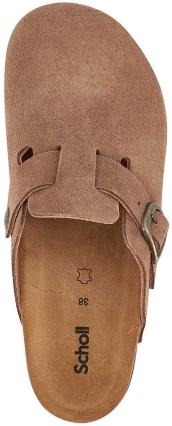 Chaussures à enfiler Scholl Fae en daim taupe pour femme